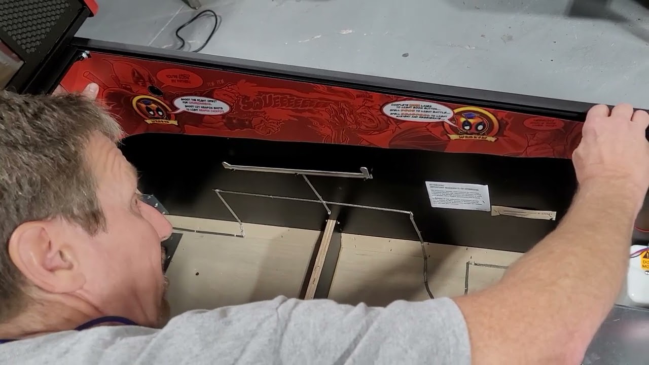 Stern Pinball Art Blade Installation