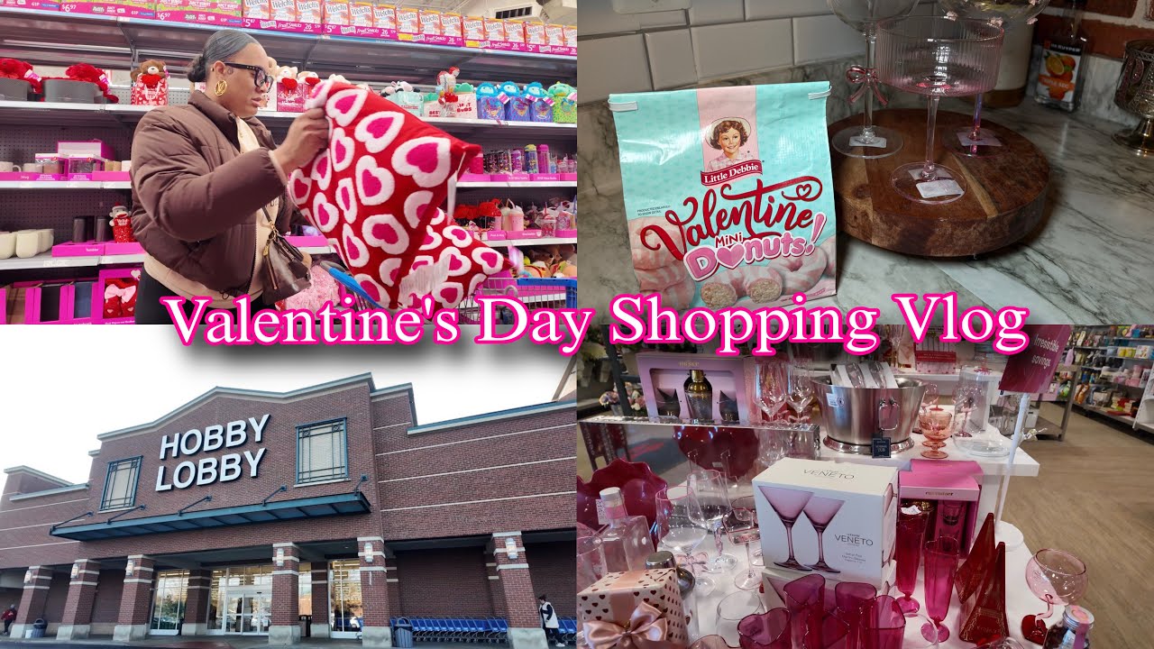 🎀 Видеоблог о покупках ко Дню святого Валентина 💕 Homegoods | Hobby Lobby | Мини-покупки ко Дню с...