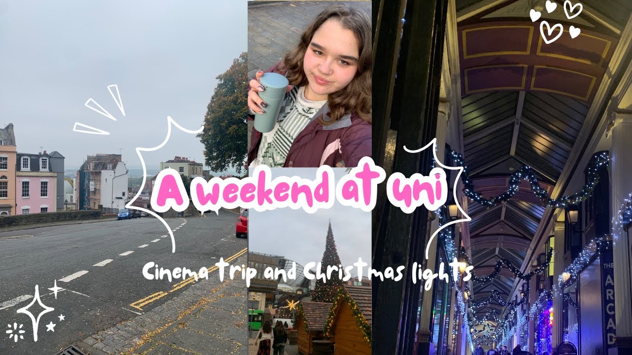 Cozy solo weekend vlog | Shopping, Christmas lights and a cinema trip 🍂