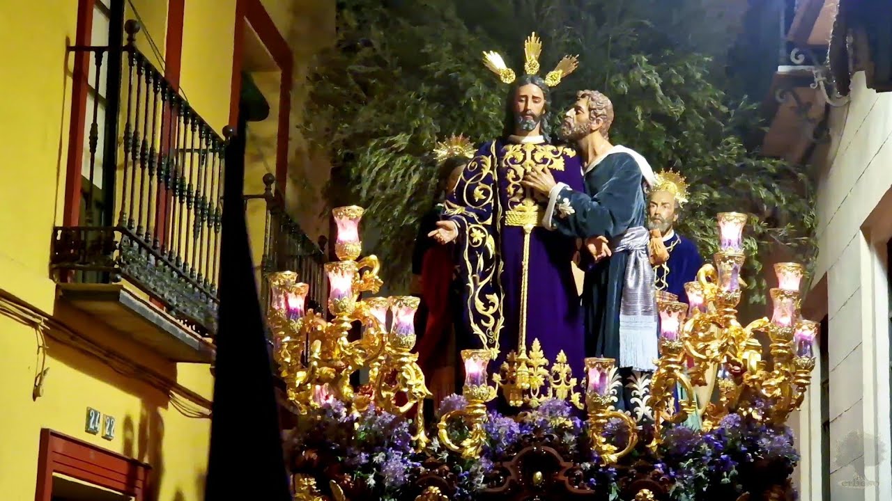 El misterio del Beso de Judas por Boteros/San Ildefonso en el Santo Entierro Grande - AM Redención