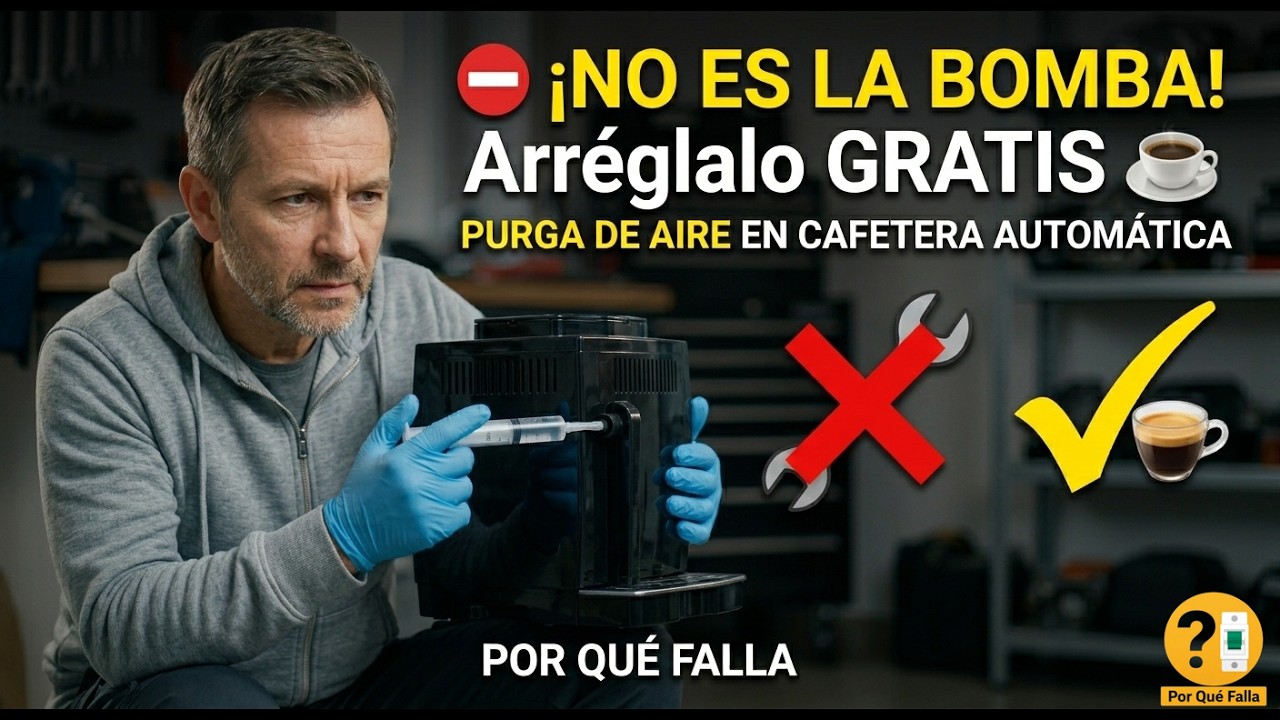⚠️ Por Qué Falla tu CAFETERA AUTOMÁTICA y no saca café: Arréglalo GRATIS ☕🚫🛠️