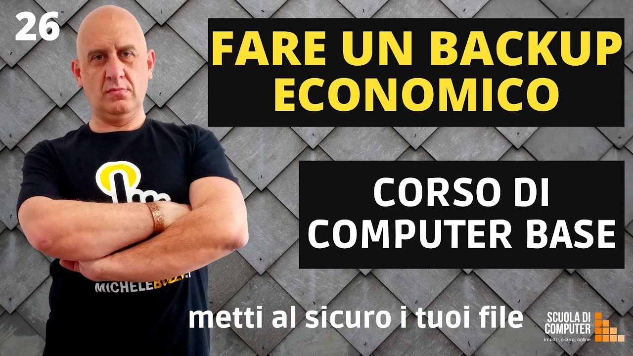Come fare un backup economico | Michele Bozzo | Corso di computer base gratis