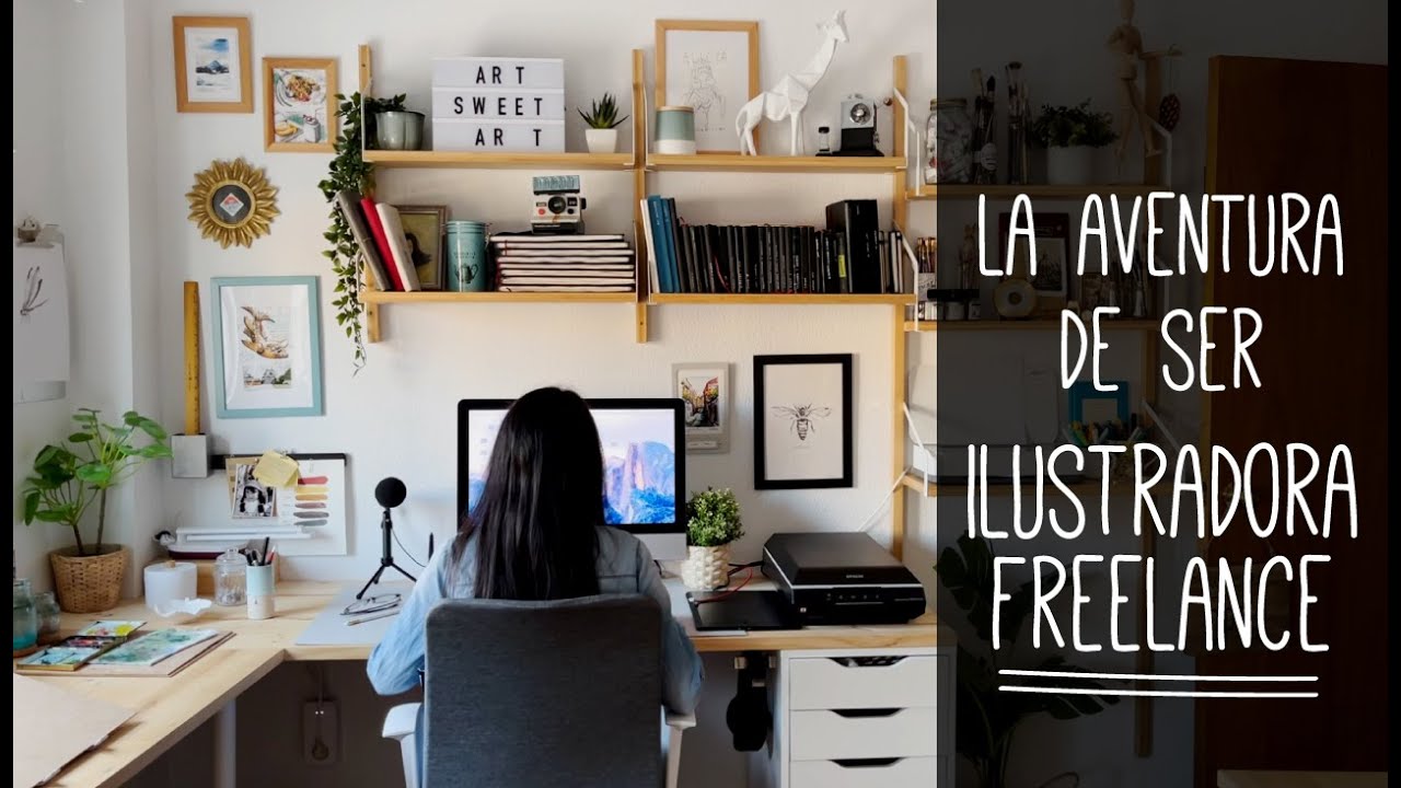 La aventura de ser ilustradora freelance y c&oacute;mo logr&eacute; mi libertad creativa.