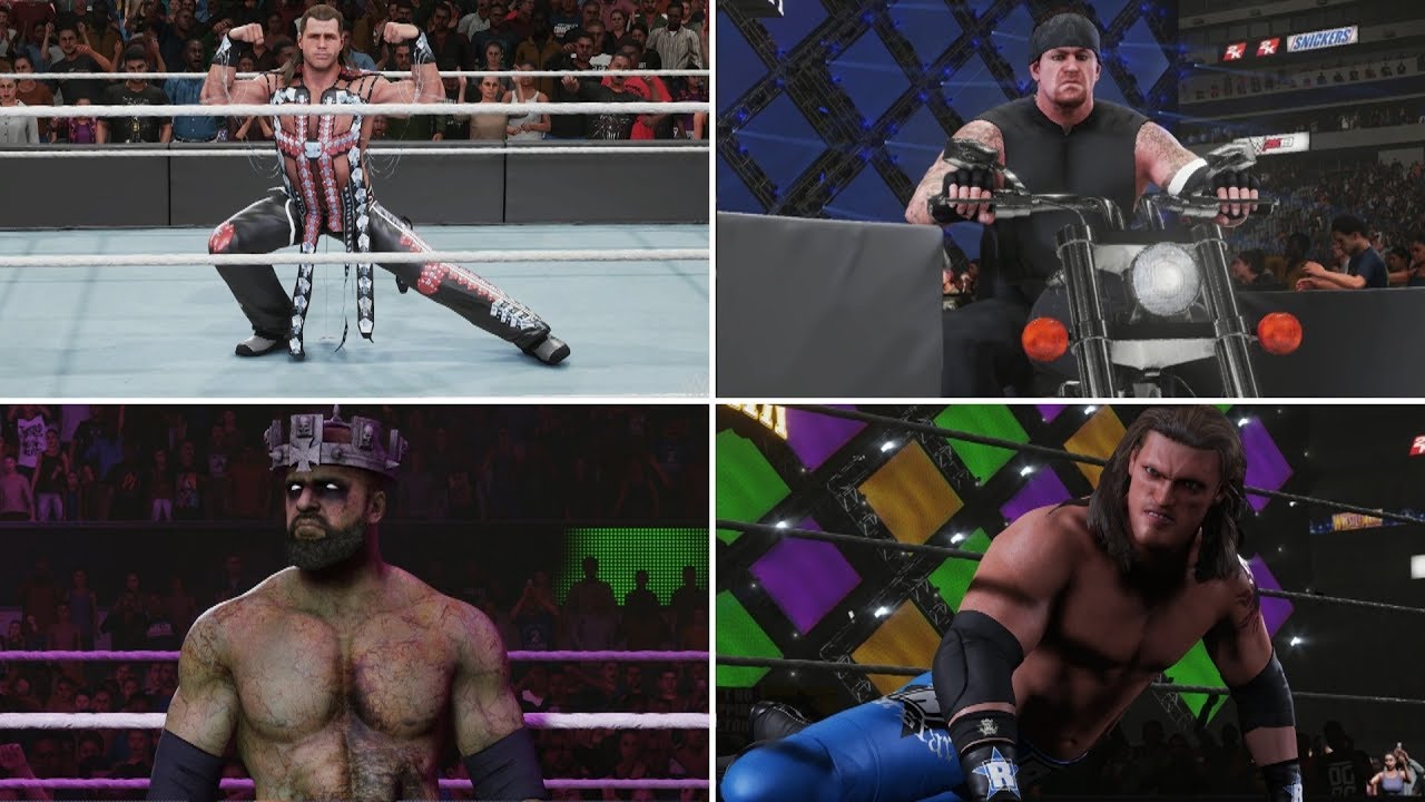 WWE 2K19 Entrances - Shawn Michaels 2005, Big Evil Undertaker, Zombie Triple H, Edge, Savage & More