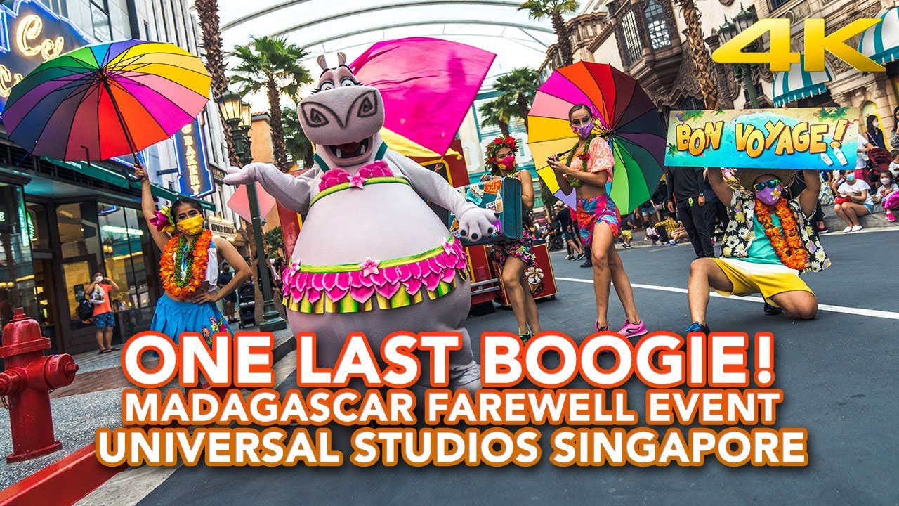ONE LAST BOOGIE! Madagascar farewell event at Universal Studios Singapore