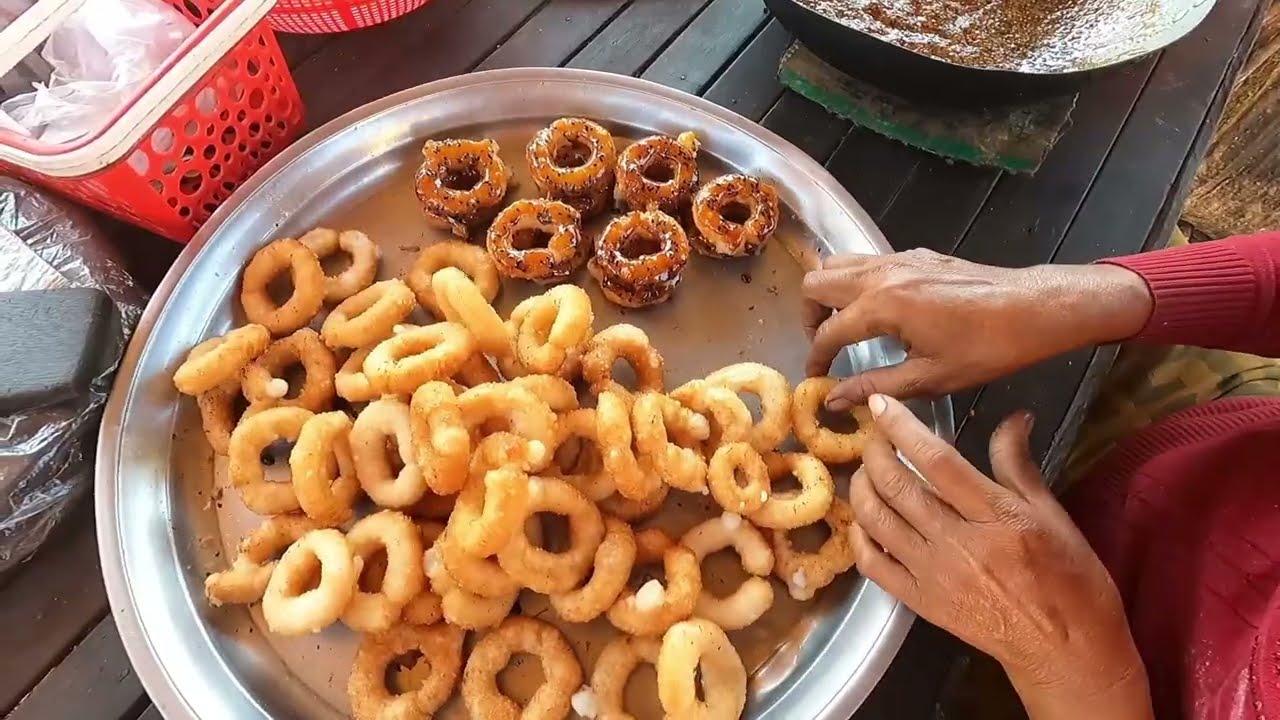 Traditional Cambodian Village Candy Making || No Machines Pure Skill 🇰🇭
