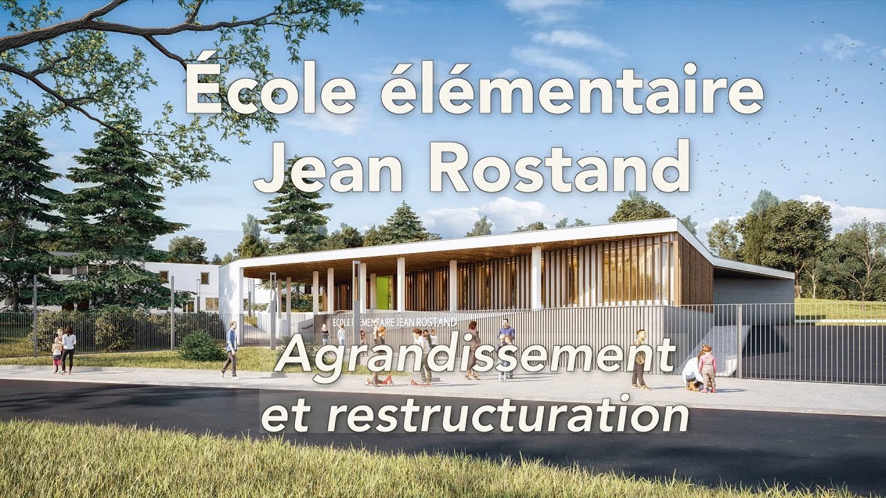 La minute du Maire#18 - École élémentaire Rostand, agrandissement et restructuration