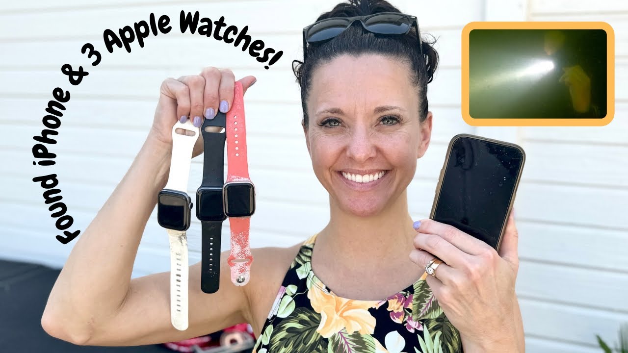 Divers Find 3 Apple Watches and an iPhone (Demo of OrcaTorch TD01 Headlamp)