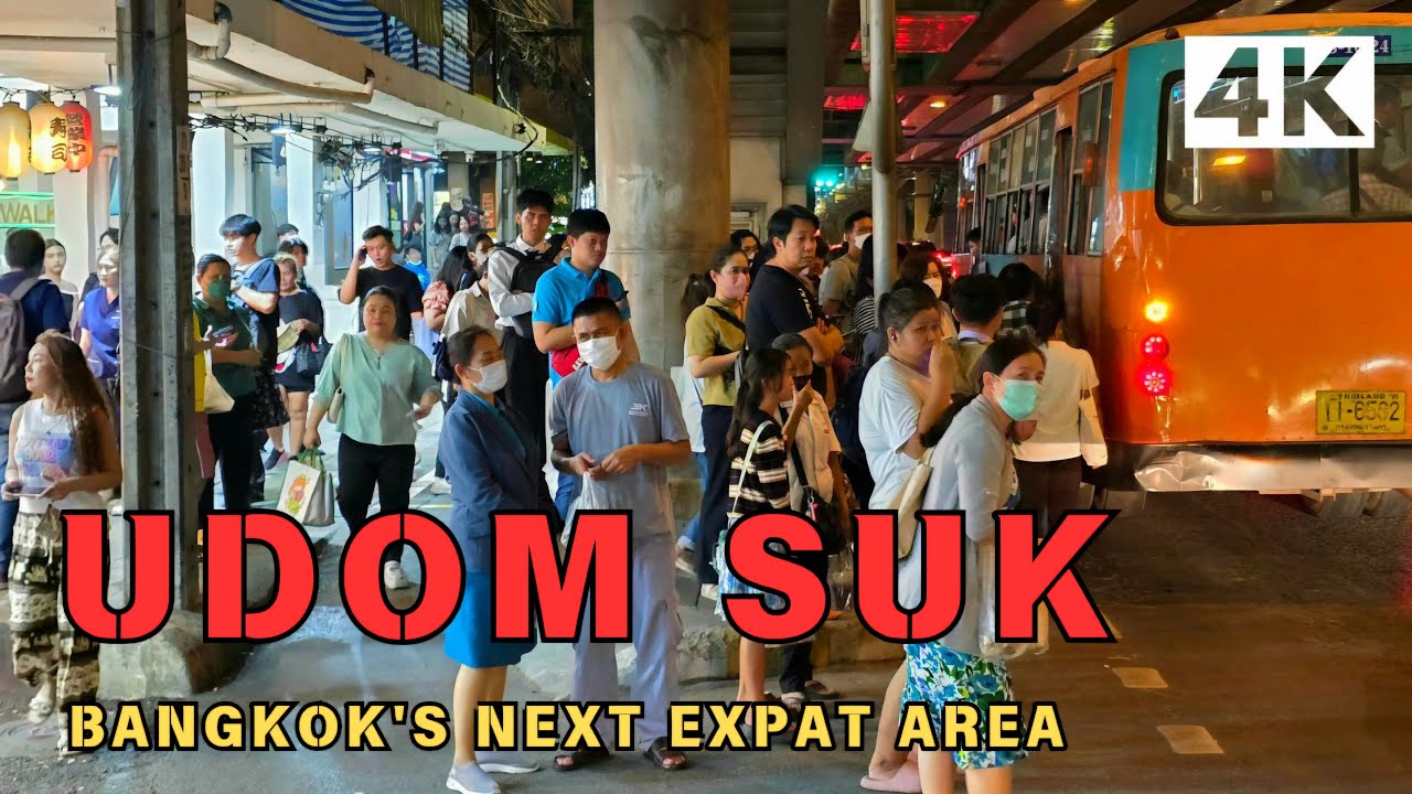 [4K UHD] Walking around Udom Suk Area in Bangkok | Bangkok's Next Expat Area