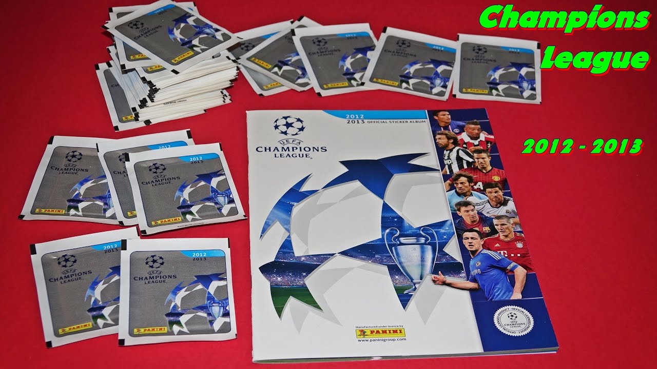 PANINI Sticker Album Champions League 2013 opening new Sticker