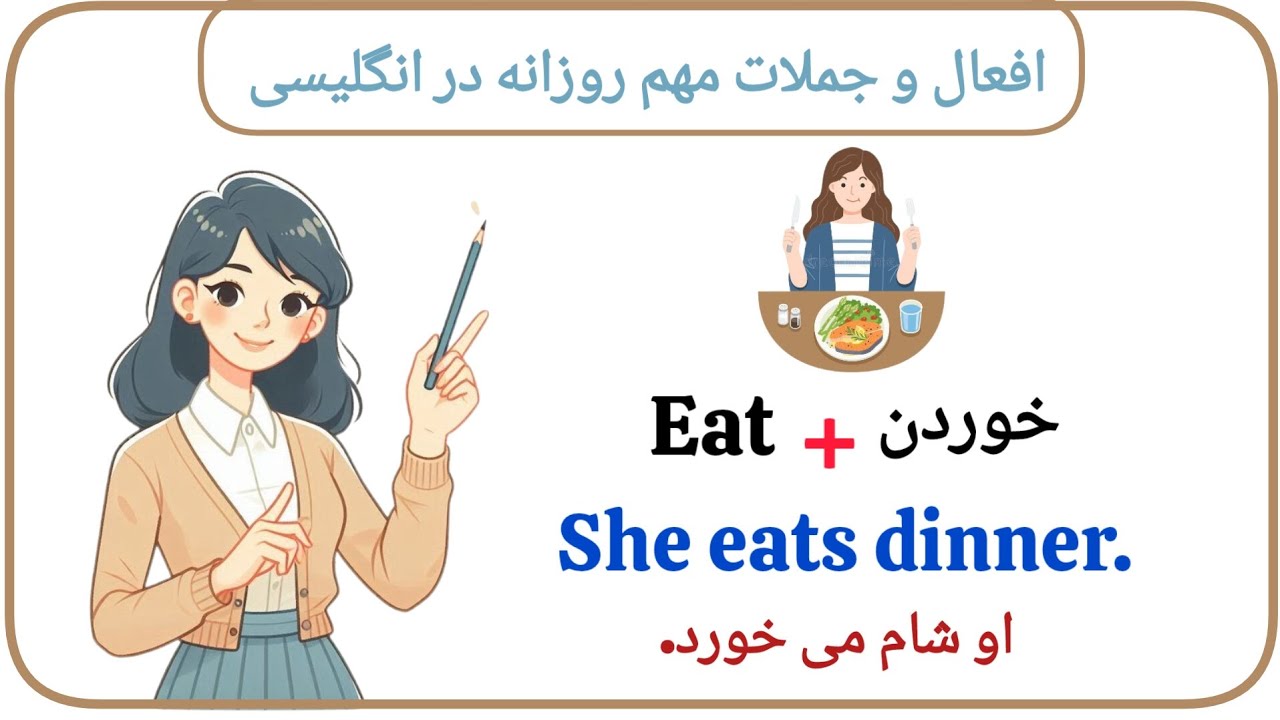جملات و افعال خیلی مهم که همه جا لازمت میشه | آموزش زبان انگلیسی با بهترین متد درسی برای مبتدی ها 💣