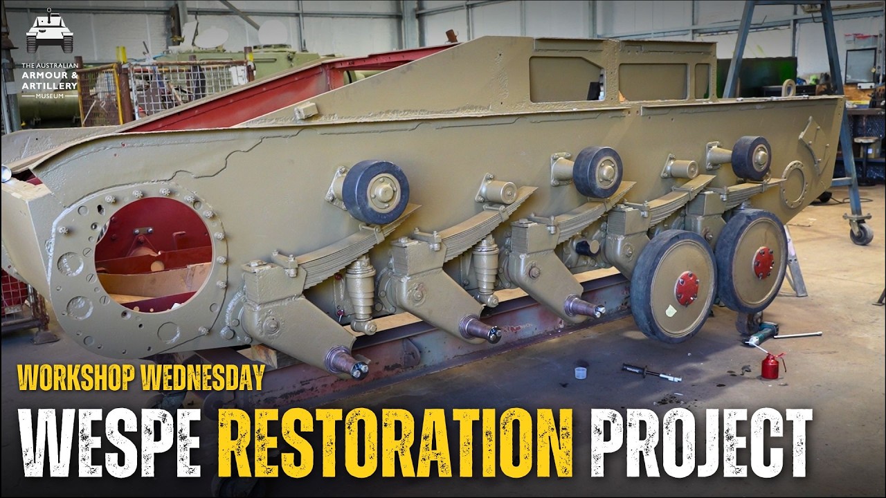 WORKSHOP WEDNESDAY: You won't believe how complicated the WW2 Wespe suspension is!