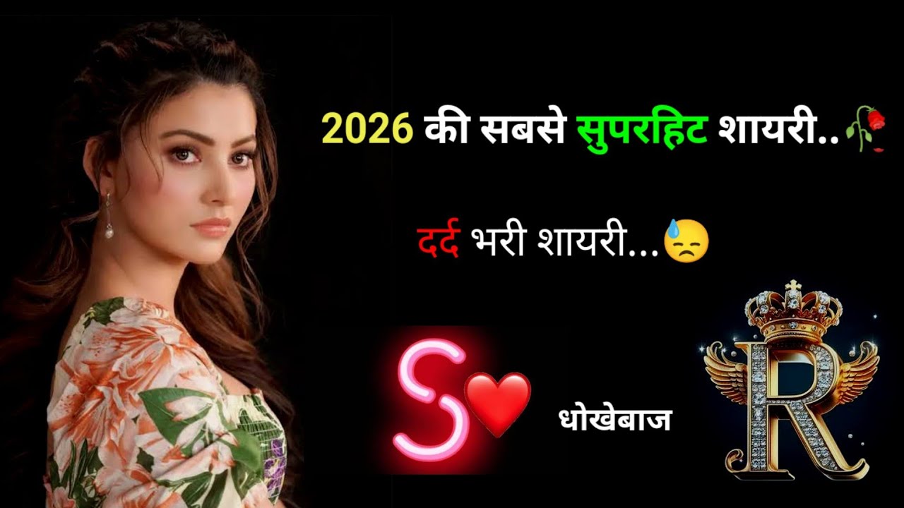 2026 की💔 शायरी। 2026 की😓 न्यू शायरी।। दर्द भरी 😭शायरी।। प्यार में धोखा 🥺शायरी।। Sad shayri...