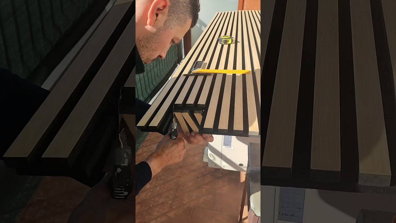 Come decorare una parete con i pannelli fonoassorbenti in legno 🪵