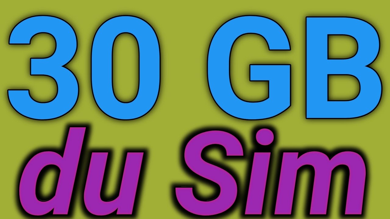 How can I activate du sim 30gb data offer?