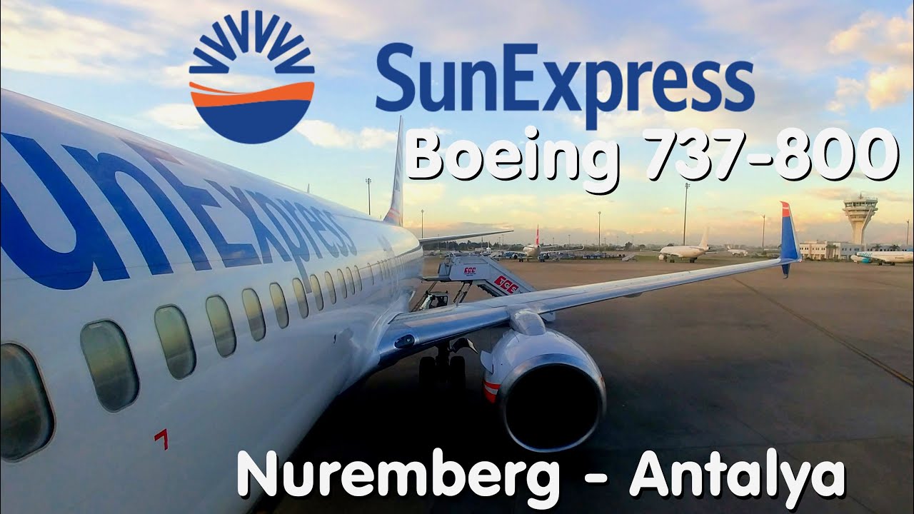 ✈️FLIGHT REPORT | SunExpress (Economy) | Nuremberg - Antalya | Boeing 737-800 Sky Interior