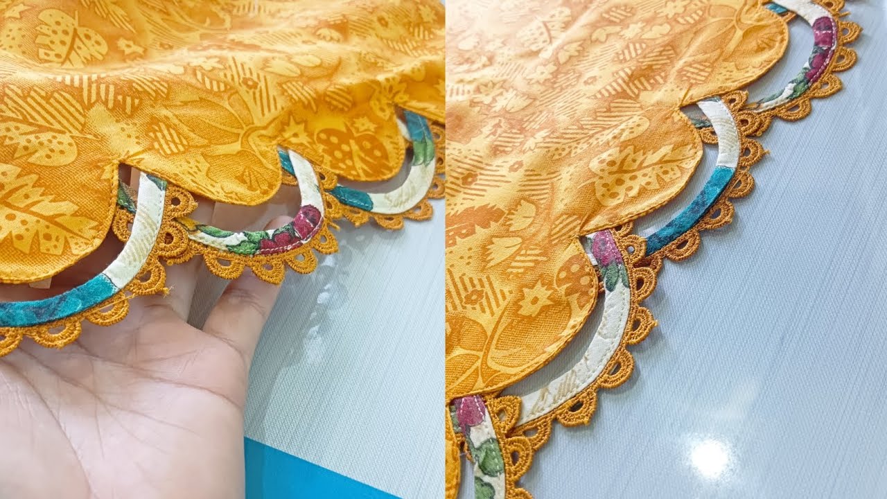 Beautiful Daman Design 😍|| How to make Daman Design||Daman Design for kamiz @Tailortouch-1us