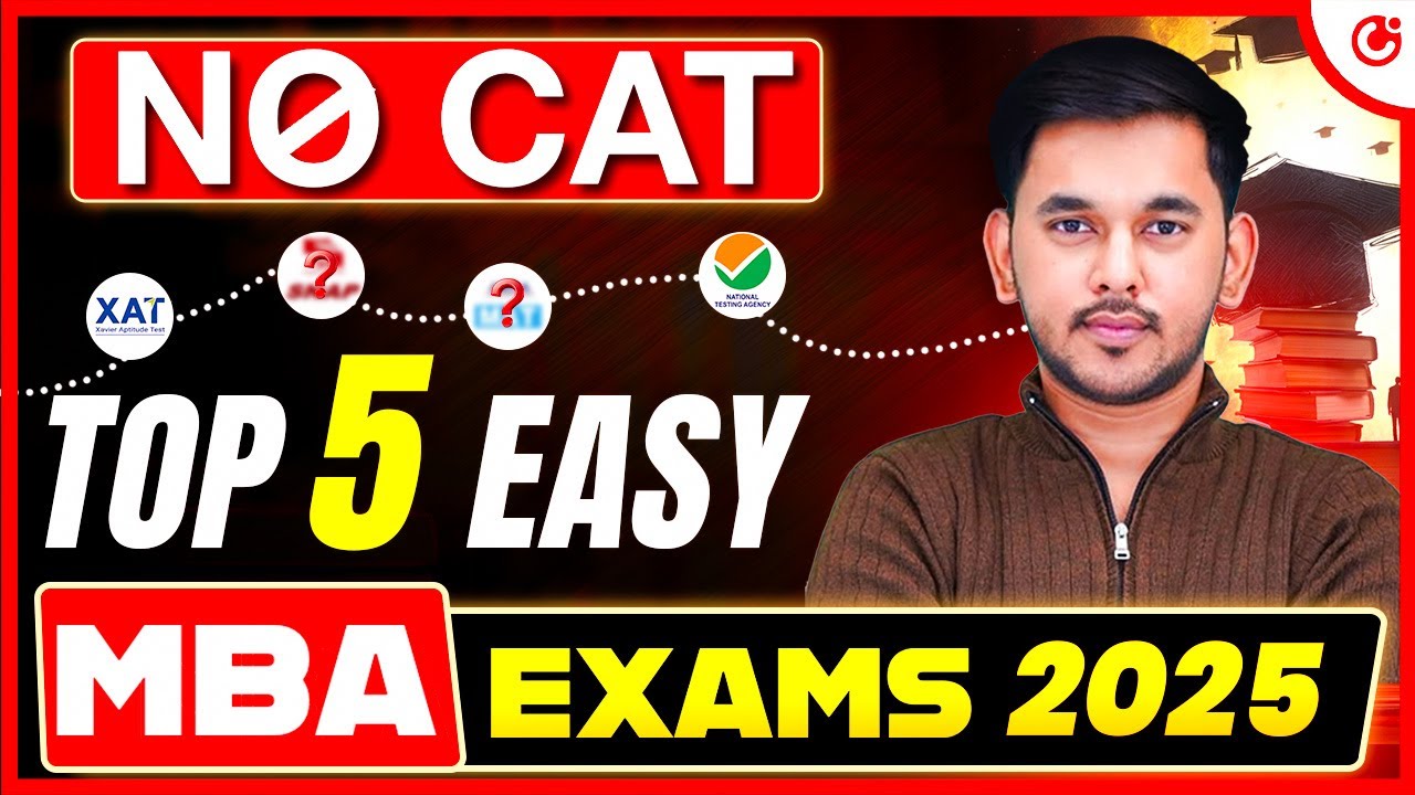 🚫 No CAT | Top 5 Easy MBA Entrance Exams 2025!