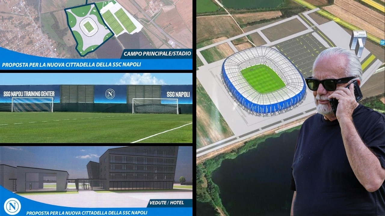 CENTRO SPORTIVO SSC NAPOLI a Castel Volturno: vi sveliamo il PROGETTO, l'AREA e le CIFRE ⛳💰