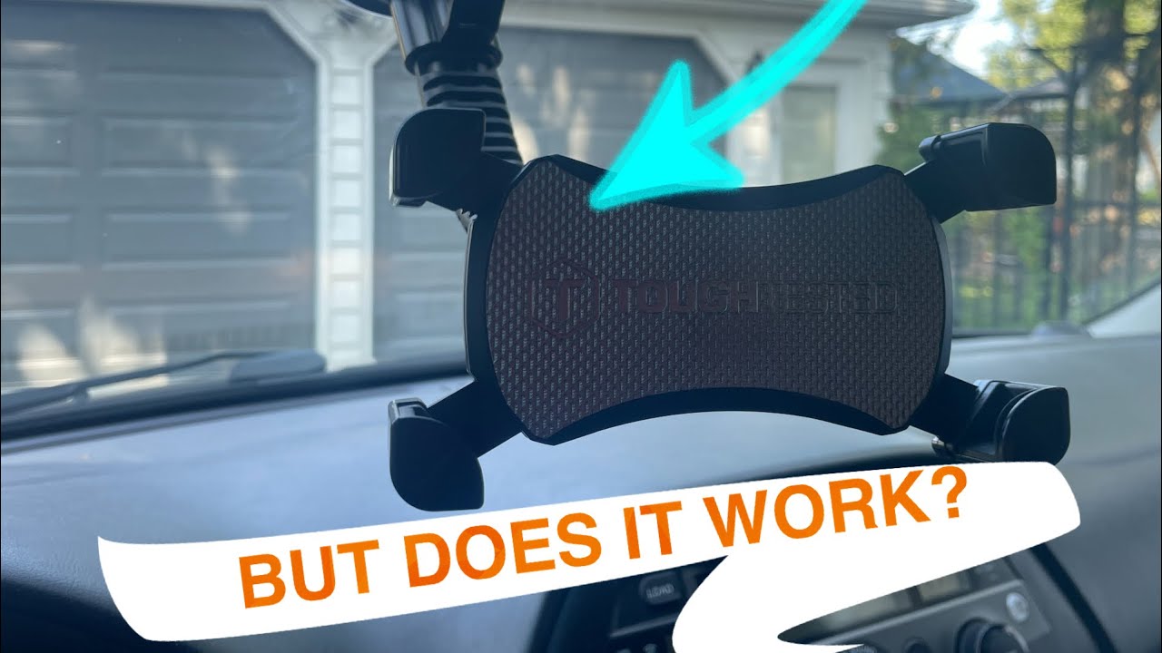 My thoughts on the ToughTested Mammoth Windshield mount for cell phone
