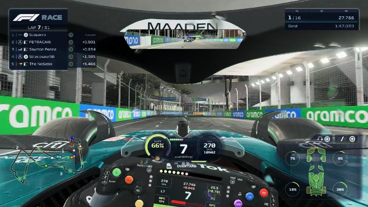 PRL Cockpit cam league Singapore