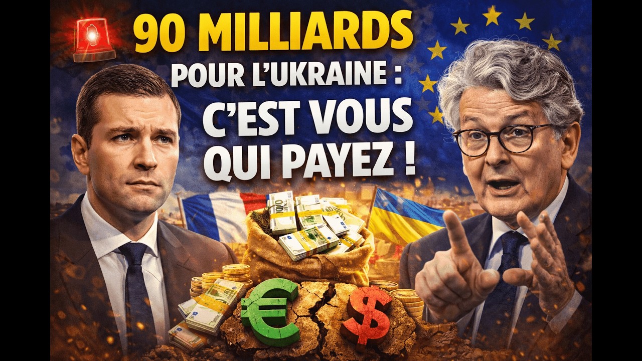 🚨 90 MILLIARDS POUR L’UKRAINE : C’EST VOUS QUI PAYEZ !