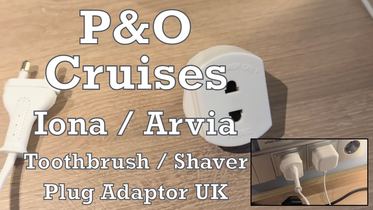 Toothbrush / Shaver Plug Adaptor UK