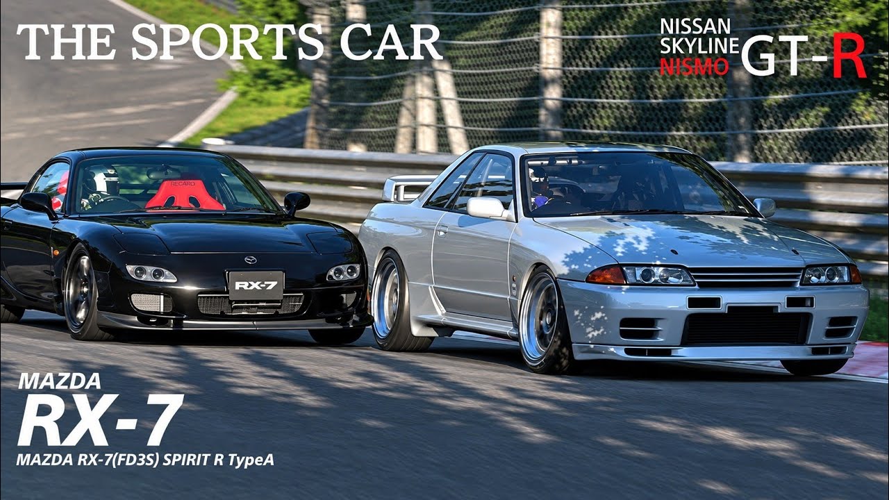 R32 SKYLINE GT-R NISMO VS FD3S RX-7 SPIRIT R type A Nurburgring Nordschleife one lap battle