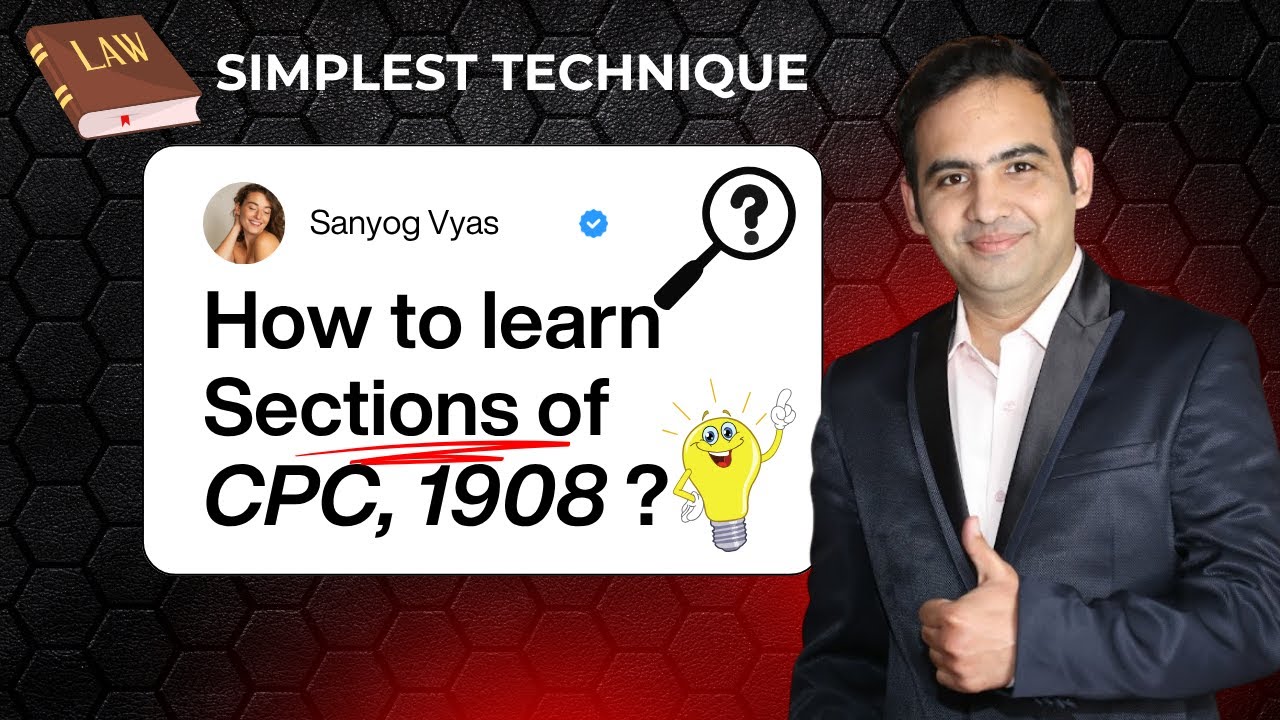 🔥 Master CPC 1908 Sections in Minutes | Smart Tricks for Law Students