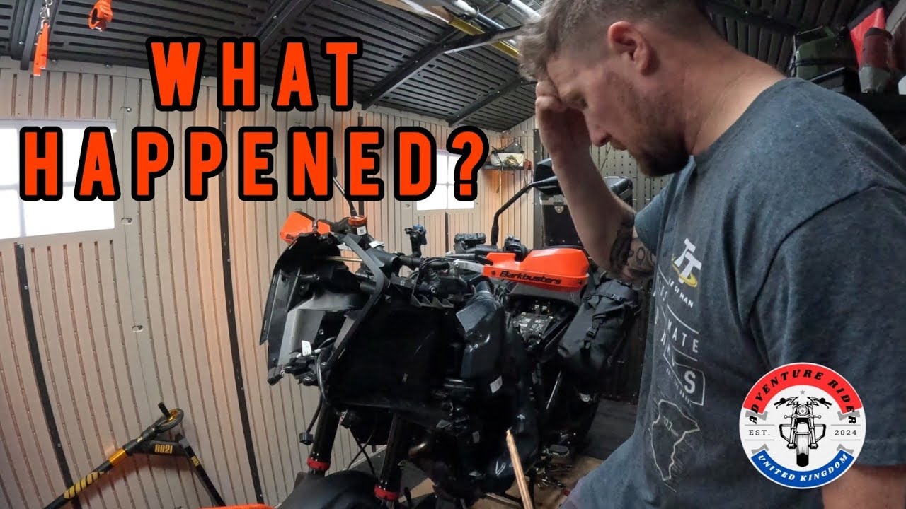 KTM 1290 Super adventure S front end rebuild | Headlight removal