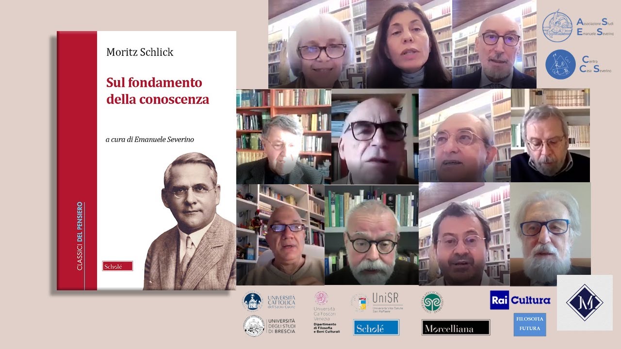 Sul fondamento della conoscenza, di M. Schlick, a cura di Emanuele Severino