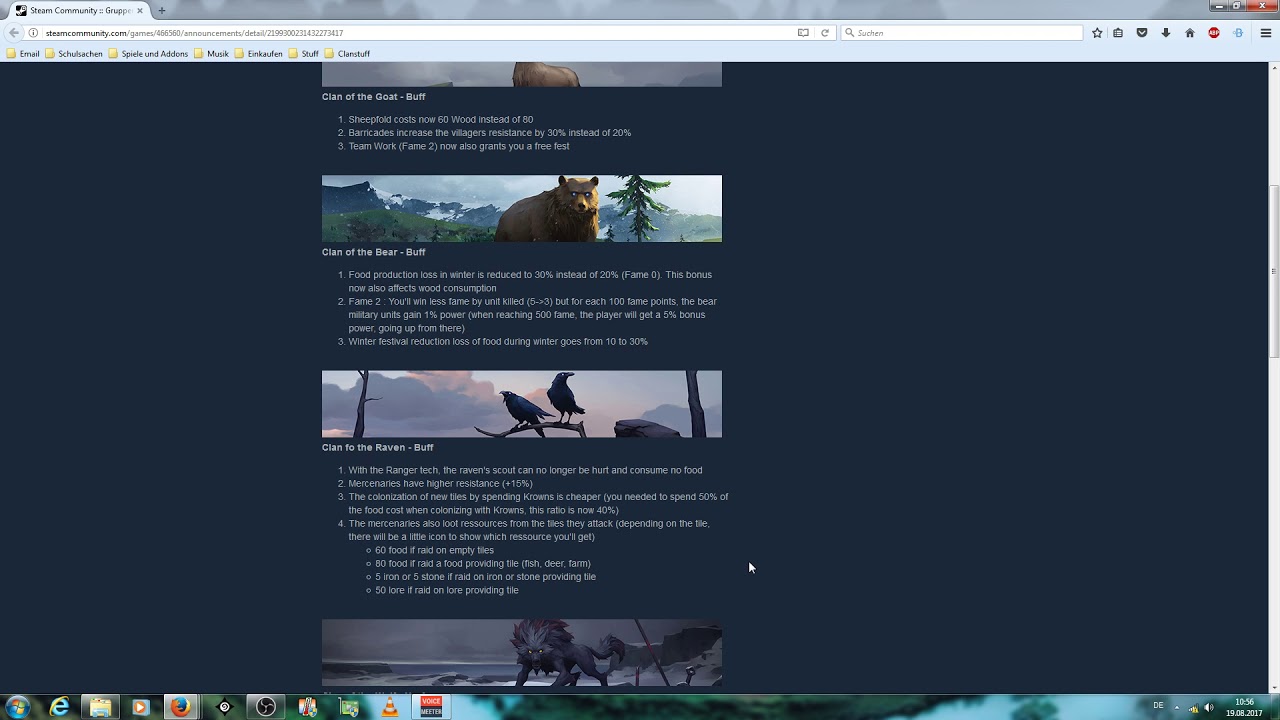Northgard Patch Notes 18 08 17