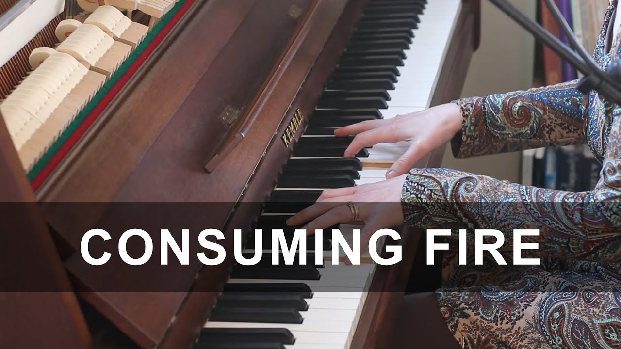CONSUMING FIRE. Spontaneous piano instrumental music. 444Hz. Worship / prayer / meditation / soaking