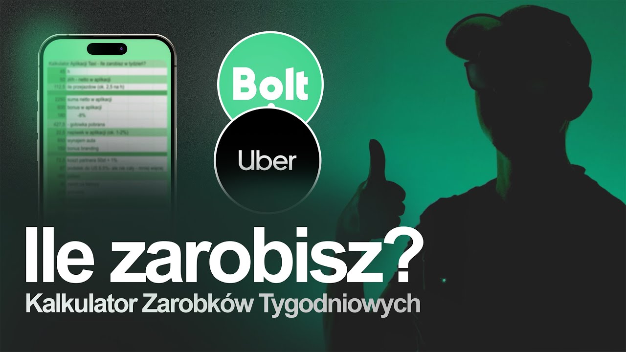 Ile NAPRAWDĘ zarabia kierowca Uber i Bolt - Taxi Kalkulator Zarobków - Praca Bolt, Praca Uber Driver