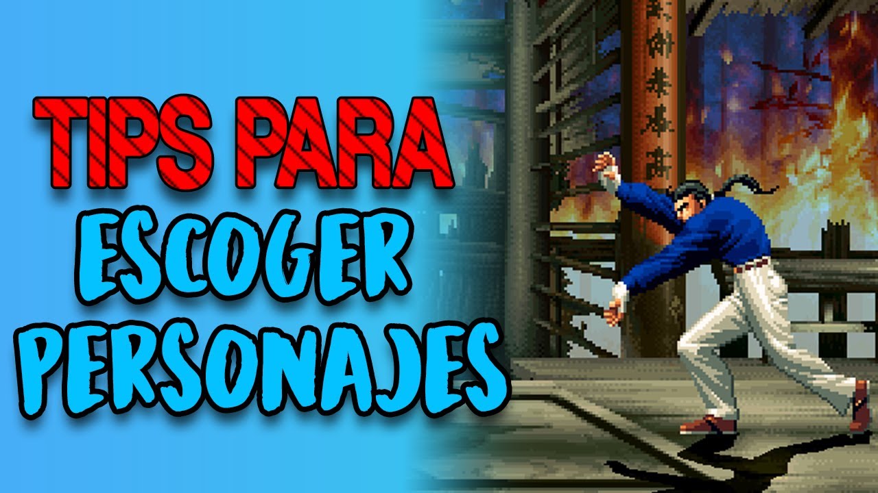 ¿CÓMO ESCOJO PERSONAJES EN UN JUEGO DE PELEAS?