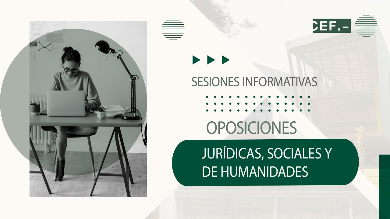Sesión Informativa sobre Oposiciones Jurídicas, Sociales y de Humanidades