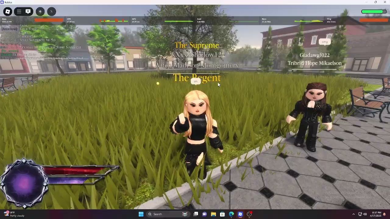 Madison Montgomery Gameplay (TPOW ROBLOX)