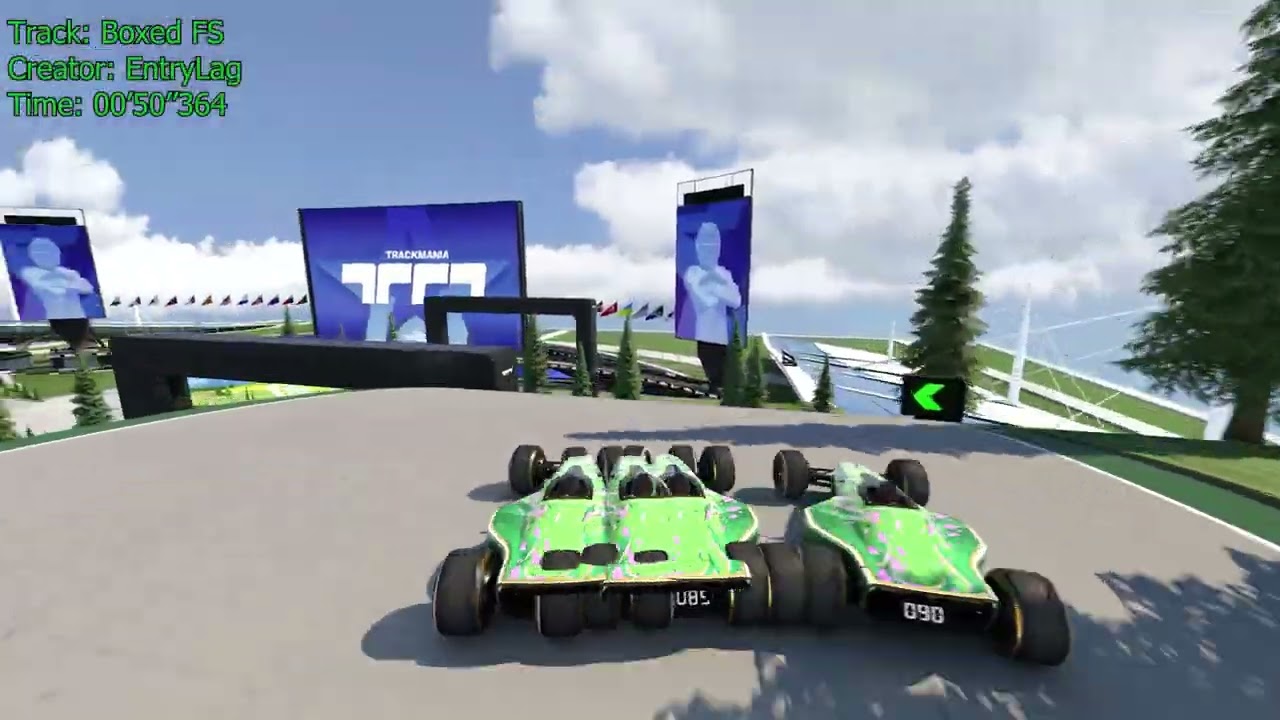TrackMania 2021 TOTD (25-27 March) - Green Canyon, Siege, Boxed FS