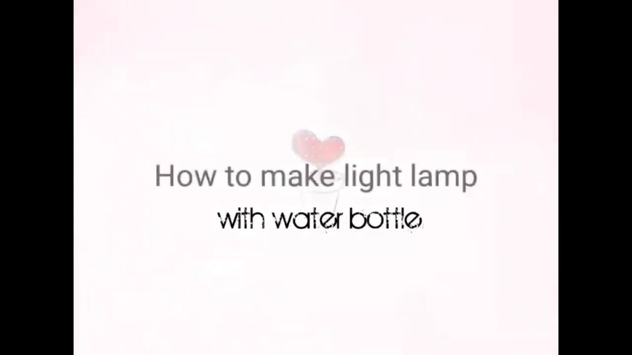 How to do a light lamp.Easy.SSM videos