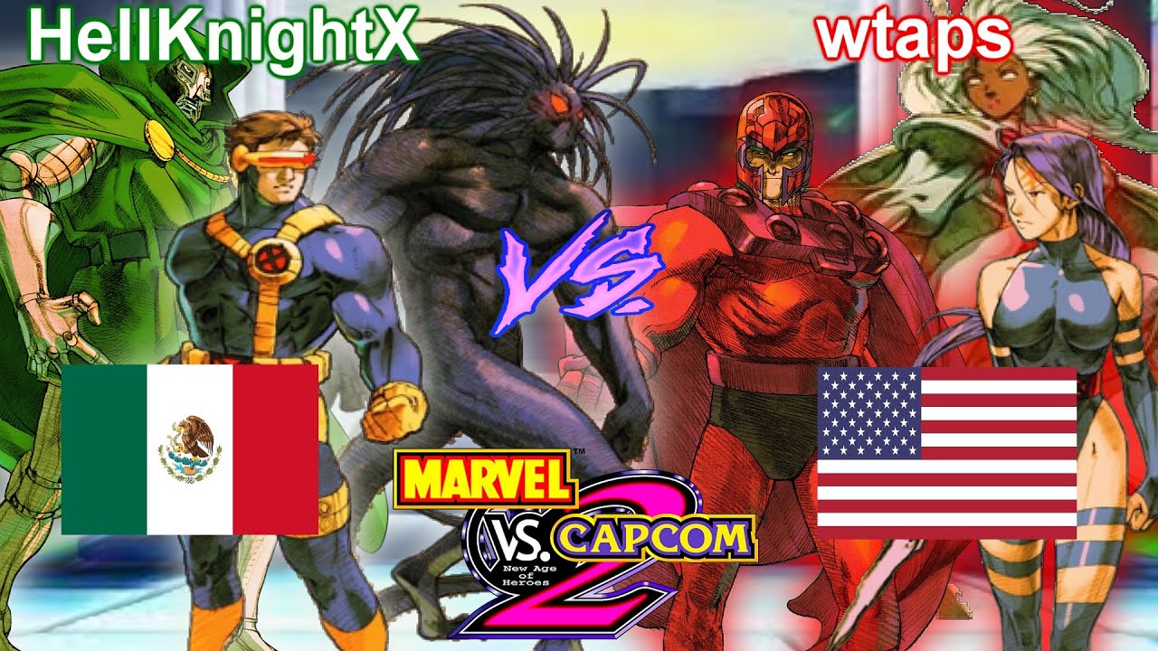 Marvel vs Capcom 2: New Age of Heroes - HellKnightX vs wtaps