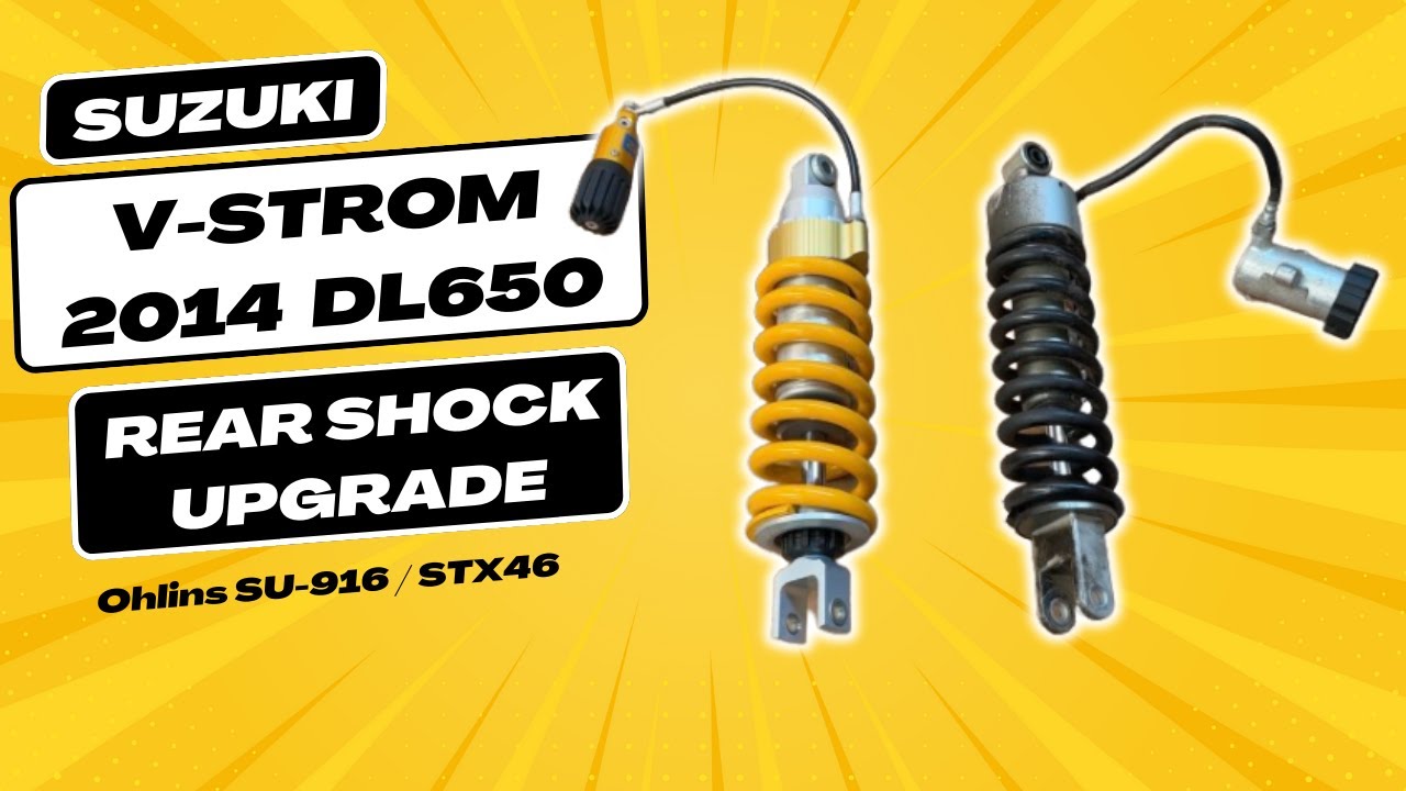 How to install an Ohlins shock on a 2014 Suzuki V-Strom