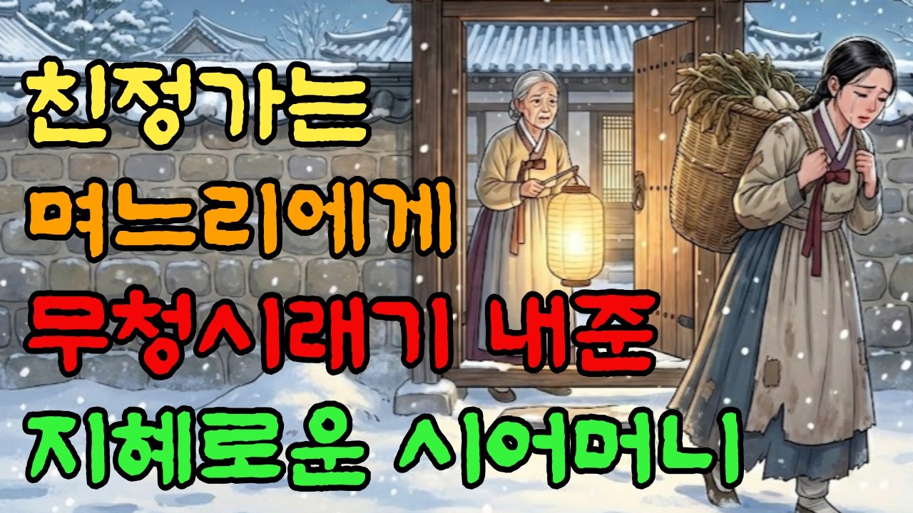 시집살이 15년만에 처음 친정가는 며느리에게 무청씨래기 보따리 매어준 지혜로운 시어머니 ㅣ야담 ㅣ 민담 ㅣ 옛날이야기 ㅣ 야담요지경 ㅣ