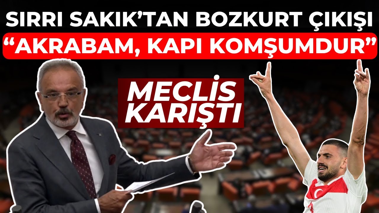 Sırrı Sakık'tan Bozkurt İşareti yapan Milli Takım Futbolcusu Merih Demiral çıkışı! Akrabamdır...