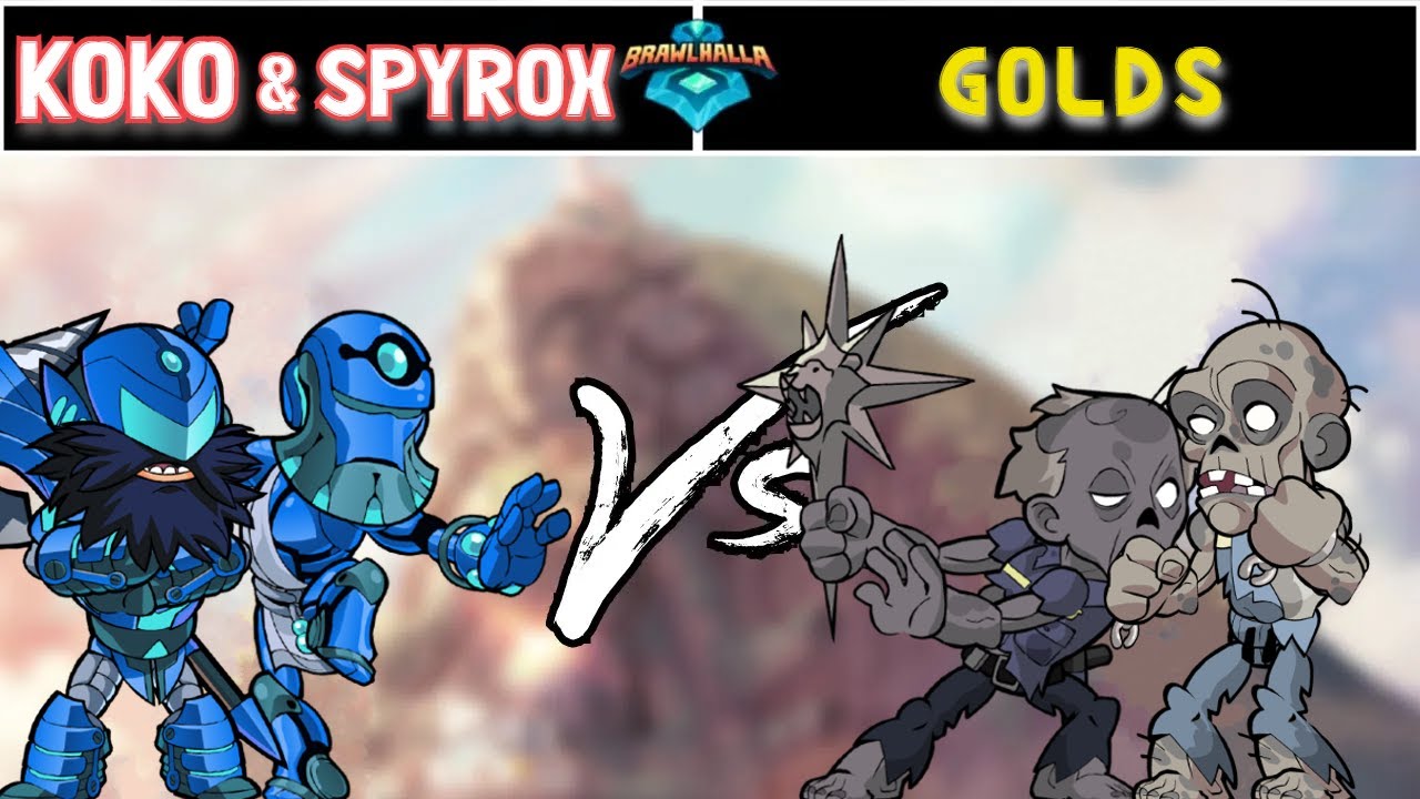 ЛУЧШЕЕ ОТ КОКО И СПАЙРОКСА - (Brawlhalla 2v2 Highlights)