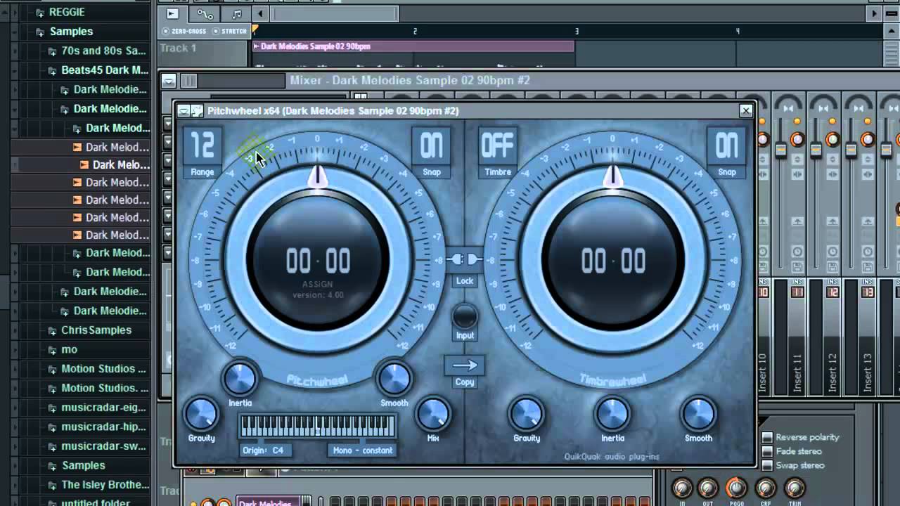 Sampling Techniques: FL STUDIO 10 (Time Stretching and Shifting)