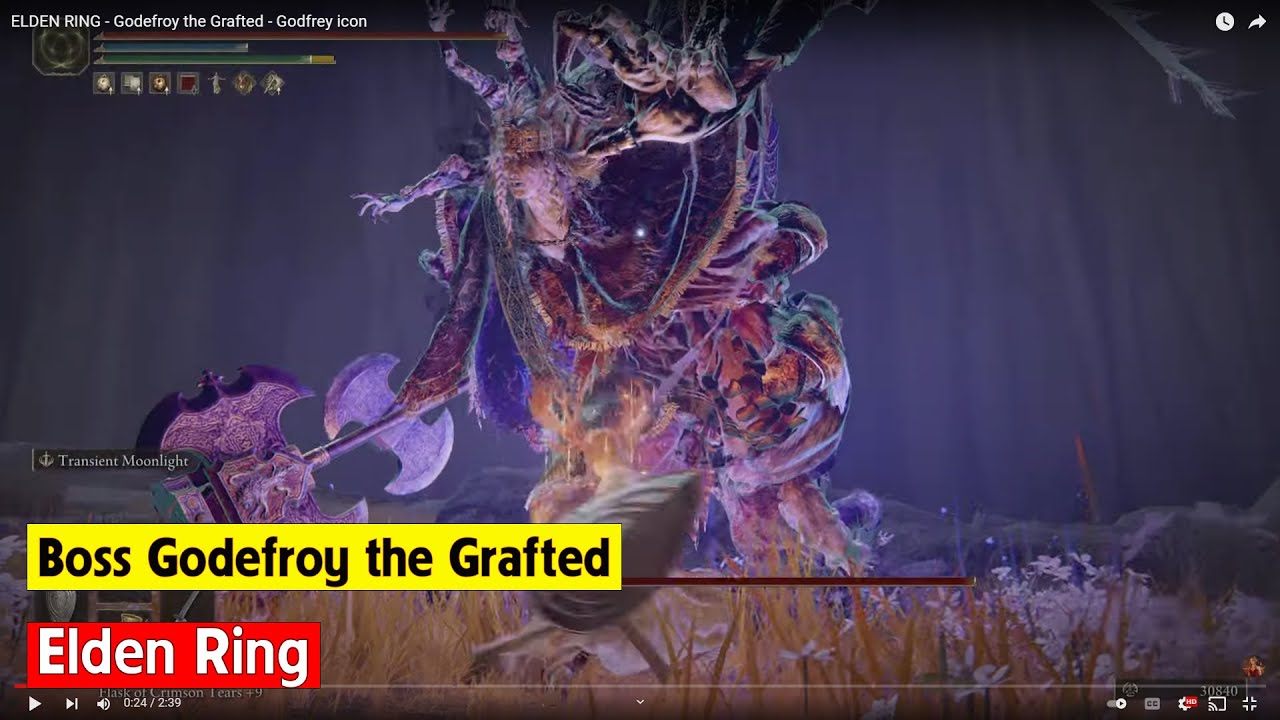 Elden Ring | huongdangame | Boss Godefroy the Grafted - Godfrey icon