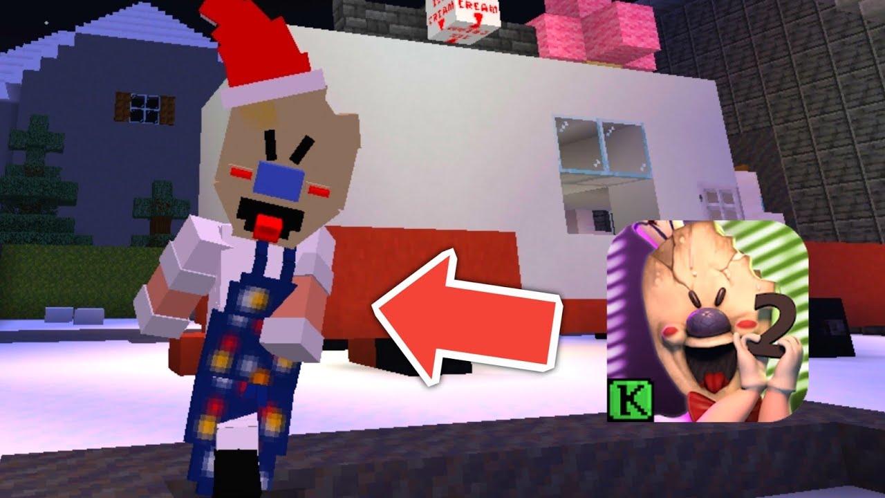 Ice Scream 2 in Minecraft Full Gameplay
