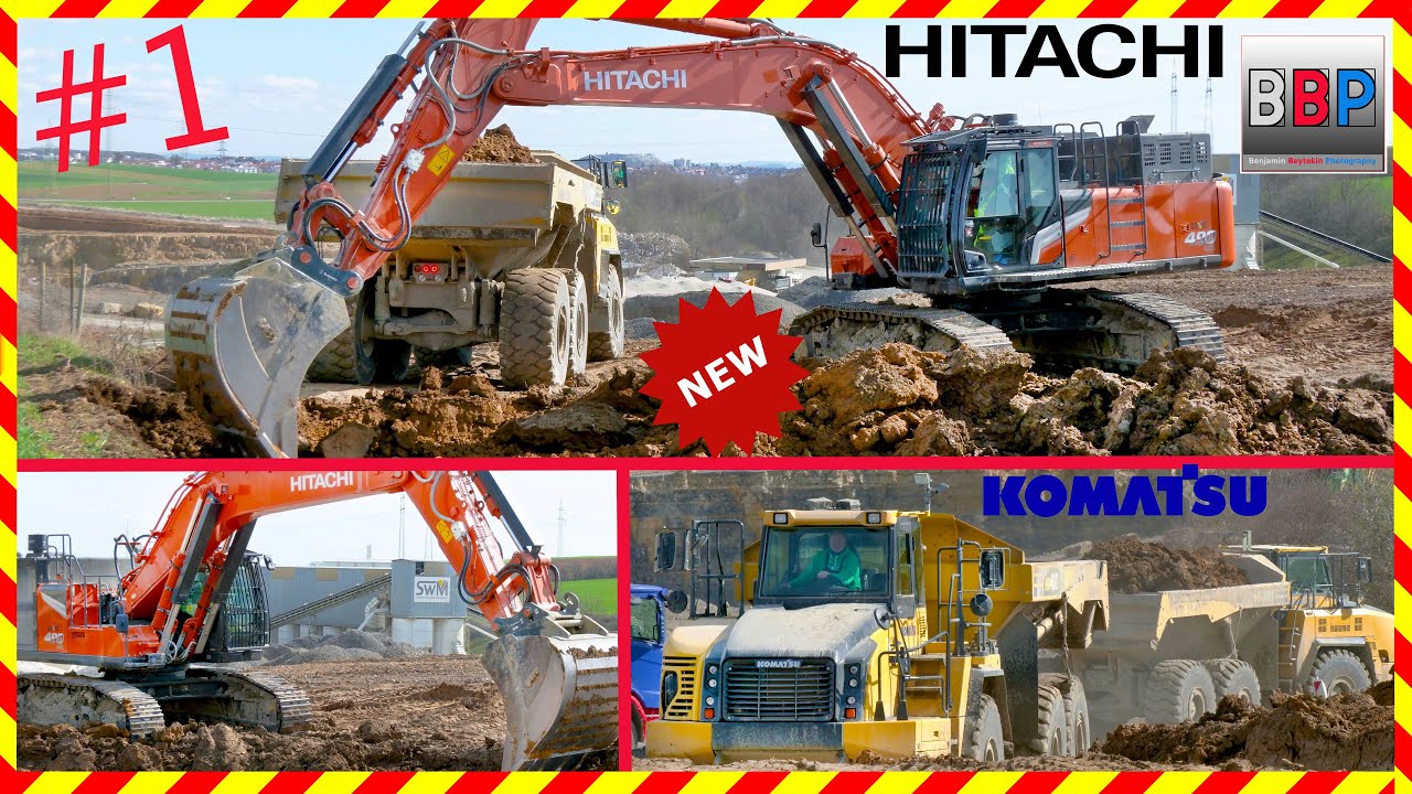 [Brand New] Hitachi ZX490-7 & 2x Komatsu HM400, Abraum, 2023 #1