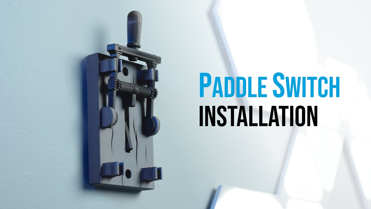 Frankenstein Switch Plate Cover - Paddle Switch Installation