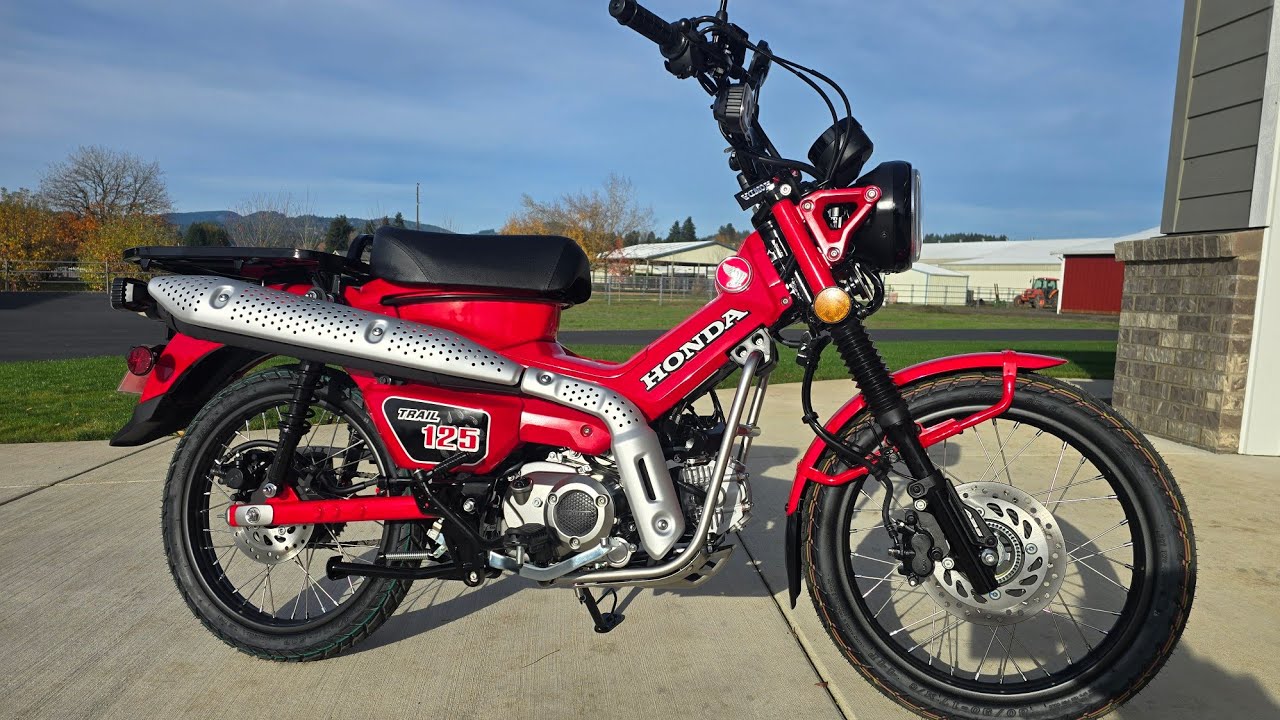 Honda Trail 125 2025 года. Первые впечатления от езды / Улыбки с каждым километром / Необычный мо...